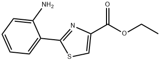 2-(2-AMINO-PHENYL)-THIAZOLE-4-CARBOXYLIC ACID ETHYL ESTER Structure