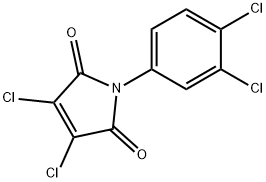 3,4-dichloro-1-(3,4-dichlorophenyl)pyrrole-2,5-dione Structure