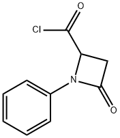 2-Azetidinecarbonyl chloride, 4-oxo-1-phenyl- (9CI) 구조식 이미지