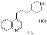 Quinoline, 4-(3-(4-piperidinyl)propyl)-, dihydrochloride Structure