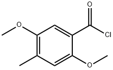 Benzoyl chloride, 2,5-dimethoxy-4-methyl- (9CI) 구조식 이미지