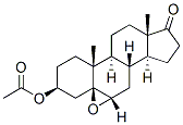 3-(Acetyloxy)-5,6-epoxyandrostan-17-one (3beta,5beta,6beta)- 구조식 이미지