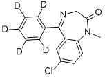 DIAZEPAM-D5 Structure
