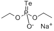 O,O-DIETHYL PHOSPHOROTELLUROATE, SODIUM SALT Structure