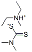 triethylammonium dimethyldithiocarbamate Structure