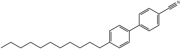 4'-undecyl[1,1'-biphenyl]-4-carbonitrile Structure