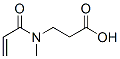 beta-Alanine, N-methyl-N-(1-oxo-2-propenyl)- (9CI) 구조식 이미지