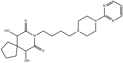 6,10-Dihydroxy Buspirone 구조식 이미지