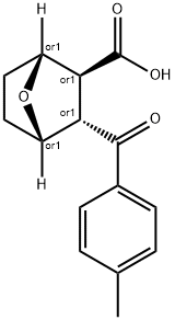 ENDO-3-(4-METHYLBENZOYL)-7-OXABICYCLO[2.2.1]HEPTANE-EXO-2-CARBOXYLIC ACID 구조식 이미지