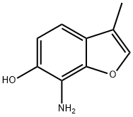 6-Benzofuranol,  7-amino-3-methyl- 구조식 이미지