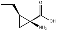 Cyclopropanecarboxylic acid, 1-amino-2-ethyl-, (1S,2R)- (9CI) Structure