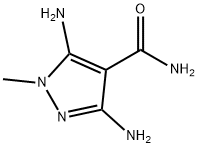 1H-Pyrazole-4-carboxamide,  3,5-diamino-1-methyl- Structure