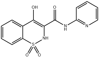 Desmethyl Piroxicam (Piroxicam Impurity B) 구조식 이미지