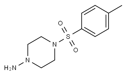 4-(TOLUENE-4-SULFONYL)-PIPERAZIN-1-YLAMINE 구조식 이미지