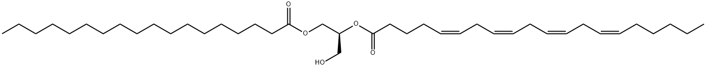 1-STEAROYL-2-ARACHIDONOYL-SN-GLYCEROL 구조식 이미지