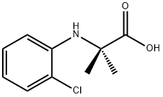 Alanine, N-(2-chlorophenyl)-2-Methyl- 구조식 이미지
