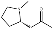 2-Propanone, 1-(1-methyl-2-pyrrolidinyl)-, (S)- (9CI) Structure