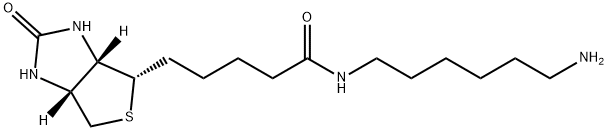 N-비오티닐-1,6-헥산디아민 구조식 이미지