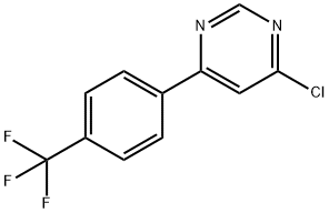 4-chloro-6-(4'-(trifluoromethyl)phenyl)pyrimidine Structure