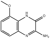 2(1H)-Quinoxalinone,3-amino-8-methoxy-(9CI) 구조식 이미지