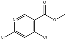 Methyl 4,6-dichloronicotinate 구조식 이미지