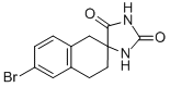 3',4'-DIHYDRO-6'-BROMO-SPIRO[IMIDAZOLIDINE-4,2(1'H)-NAPHTHALENE]-2,5-DIONE 구조식 이미지