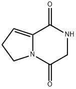 Pyrrolo[1,2-a]pyrazine-1,4-dione, 2,3,6,7-tetrahydro- (9CI) 구조식 이미지