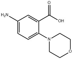 5-AMINO-2-MORPHOLIN-4-YL-BENZOIC ACID Structure