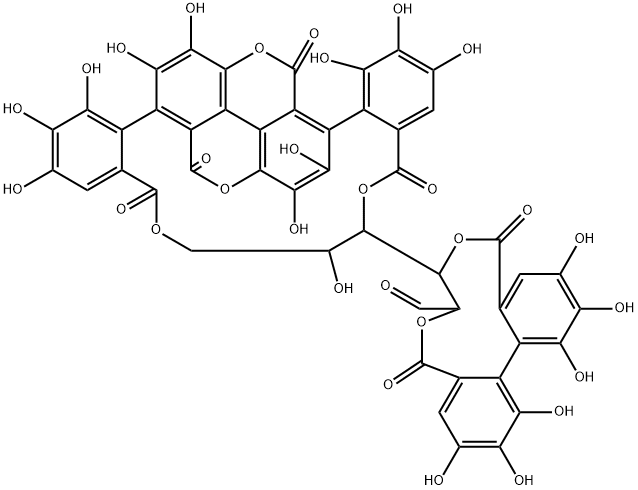 Punicalagin 구조식 이미지