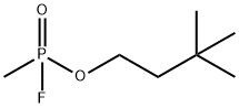 3,3-디메틸-2-부틸메틸포스포노플루오리데이트 구조식 이미지