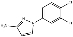 1-(3,4-DICHLOROPHENYL)-1H-PYRAZOL-3-AMINE 구조식 이미지
