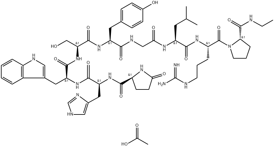 Fertirelin acetate Structure