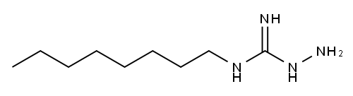 N-amino-N'-1-octylguanidine 구조식 이미지