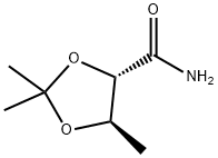 1,3-Dioxolane-4-carboxamide,2,2,5-trimethyl-,trans-(9CI) 구조식 이미지