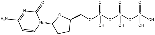 2',3'-dideoxycytidine 5'-triphosphate 구조식 이미지