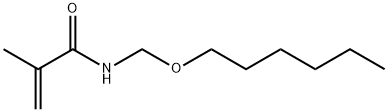 N-(Hexyloxymethyl)methacrylamide Structure