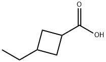 3-Ethylcyclobutanecarboxylic acid Structure