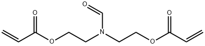(포르밀이미노)디-2,1-에탄디일디아크릴레이트 구조식 이미지