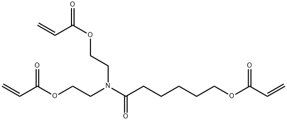 [[1-옥소-6-[(1-옥소알릴)옥시]헥실]이미노]디-2,1-에탄디일디아크릴레이트 구조식 이미지