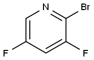 2-Bromo-3,5-difluoropyridine 구조식 이미지