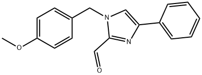 1-(4-METHOXYBENZYL)-2-FORMYL-4-PHENYLIMIDAZOLE Structure