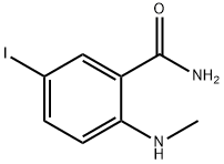 5-Iodo-2-(methylamino)benzamide 구조식 이미지