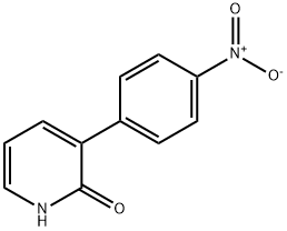 3-(4-Nitrophenyl)-1H-pyridin-2-one 구조식 이미지