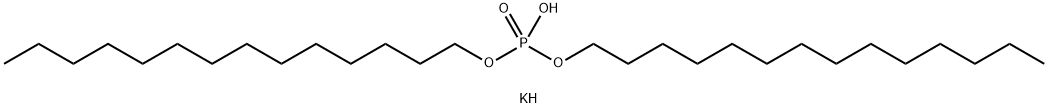potassium ditetradecyl phosphate 구조식 이미지