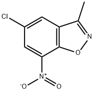 1,2-BENZISOXAZOLE, 5-CHLORO-3-METHYL-7-NITRO- 구조식 이미지