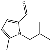 5-Methyl-1-(2-methylpropyl)-1H-pyrrole-2-carbaldehyde 구조식 이미지