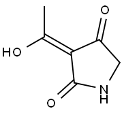 2,4-Pyrrolidinedione, 3-(1-hydroxyethylidene)-, (3Z)- (9CI) Structure