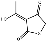 2,4(3H,5H)-Thiophenedione, 3-(1-hydroxyethylidene)-, (Z)- (9CI) 구조식 이미지