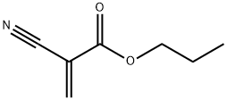 propyl 2-cyanoacrylate  구조식 이미지