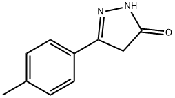 2,4-Dihydro-5-(4-methylphenyl)-3H-pyrazol-3-one Structure